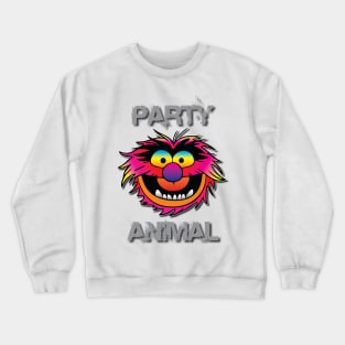 Party Animal Muppet - Grey Crewneck Sweatshirt